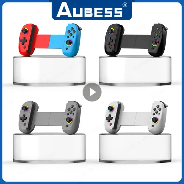 Manette de jeu BSP D8 RGB, contrôleur de tablette, poignée sans fil pour Switch, Joystick extensible Bluetooth pour P3 P4 Android IOS, 41 pièces