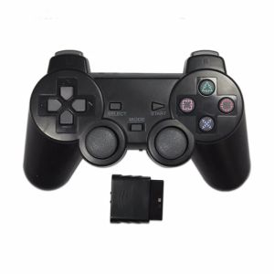 GamePads Console Joystick Vibration Shock Joypad Transparent Wireless GamePad pour Sony PS2 Controller pour PlayStation 2