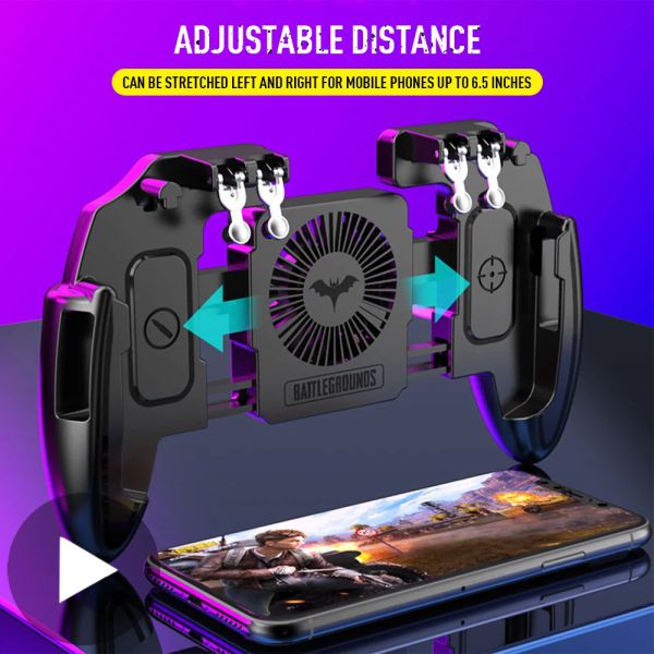 Gamepads Control para teléfono Pubg Gamepad Joystick Android iPhone Mobile Game Pad Trigger Controller Gaming Smartphone de Command Cellphone