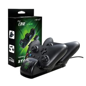 GamePads -besturingselement voor X Box Xbox One X S Controller Stand Gamepad Batterijlader Oplaad Dock Portable Accessoires Ondersteuning Remote Lading