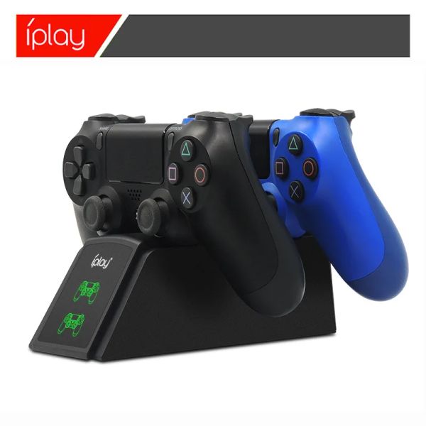 GamePads Controller Dock Charger pour Sony Playstation 4 PS4 / PS4 Pro / PS4 Slim GamePad Charging Stand Station Cradle for Joystick