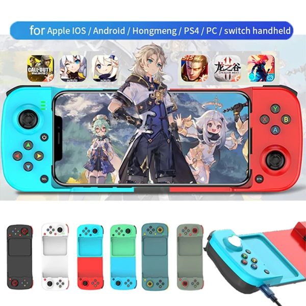 Manette de jeu télescopique D3 sans fil Bluetooth, contrôleur de jeu pour Android IOS PUBG Switch PS4 rétractable Bluetooth Game Controller