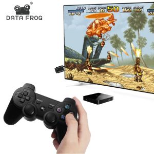 GamePads Data Frog 2.4G draadloze dubbele vibratie Gamepad voor PS2/PS3 Game Joystick voor Android -telefoon/tv -doos/Smart TV/PC Game Controller