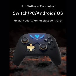 GamePads Fly Digi Vader 2 Pro Controller de jeu sans fil GamePad Build 6axis Mouvement Capteur avec deux vibrations RVB Effet d'éclairage