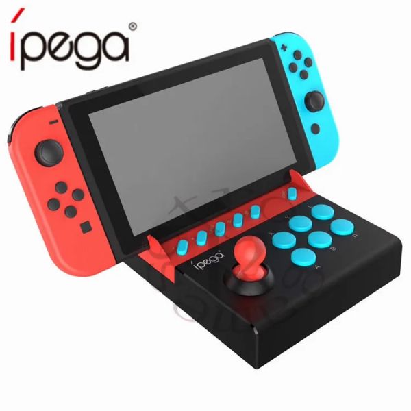 Manettes de jeu pour nintendo Switch, Joystick d'arcade, contrôleur de bâton de combat USB avec 8 boutons de fonction TURBO, manette de jeu PG9136