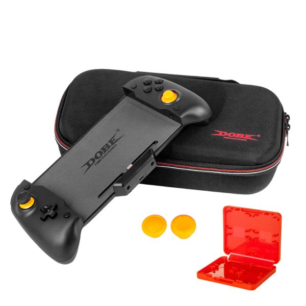 Gamepads para Nintendo Switch joycon controlador mango agarre Gamepad doble Motor vibración incorporado 6 ejes Gyro controlador con bolsa de almacenamiento