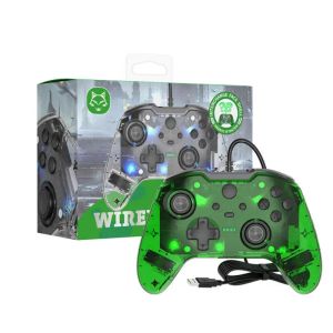 Gamepads voor Xbox One Wired Game Controller voor Xbox Series Slim/X/Elite PC Gamepad met dubbele vibratie 3,5 mm Jack LED Light Joystick