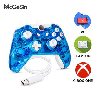 Gamepads voor Xbox One Wired USB -gamecontroller Gamepad voor Xbox One/One S PC Windows Joystick met trillingsleds Flicker -functie