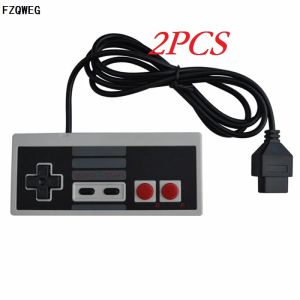 Manettes FZQWEG 2 pièces manette de jeu pour version américaine/ue Nintendo NES NTSC système Console Style classique 6ft 3ème partie