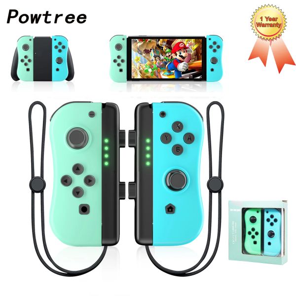 Manette de jeu pour contrôleur Nintendo Switch Joy Pad contrôleur sans fil prise en charge double fonction de Vibration/réveil joystick Pc