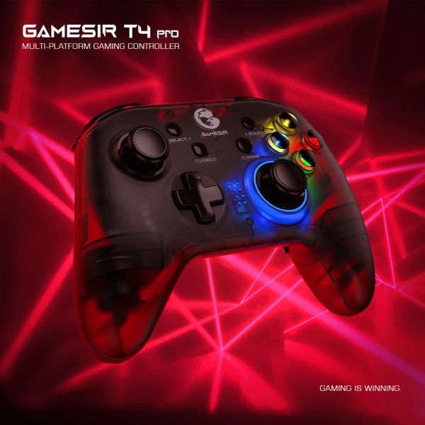 Gamepads GameSir T4 Pro Controlador de juegos móvil Bluetooth de 2,4 GHz para Android / iPhone / PC / Nintendo Switch Apple Arcade y juegos MFi