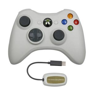 GamePads Vente chaude pour Xbox 360 Wireless GamePad Remote Controller + Récepteur pour Microsoft Xbox360 Console PC Game Pad Joypad
