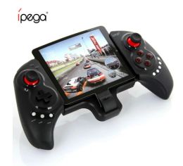 GamePads IPEGA PG 9023 PG9023 Bluetooth Game Controller Gamepad pour smartphone iOS Android iPad PC Joystick avec stand Telescopic