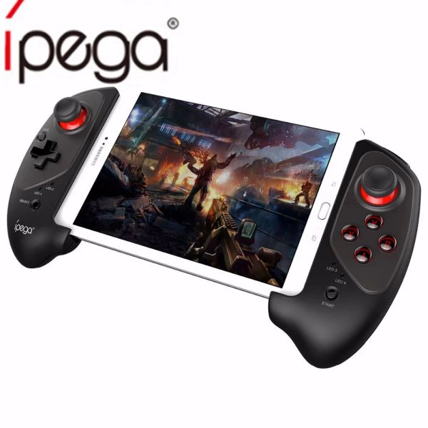 GamePads ipega PG9083 PG 9083 Bluetooth 3.0 Wireless Gamepad Telescopic Game Controller pour Android / iOS Practical Stretch Joystick Pad
