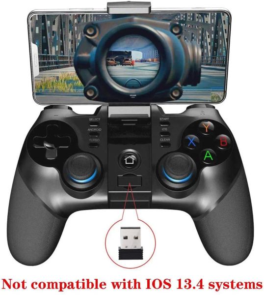 GamePads IPEGA PG9156 Wireless4.0 + 2.4G Wireless GamePad Trigger PUBG Controller mobile Joystick Compatible Phone8 / XR / XS IOS compatible