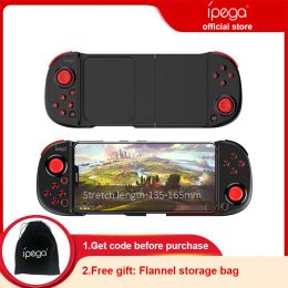 GamePads Ipega PG9217 Bluetooth sans fil Bluetooth Gamepad PUBG Contrôleur de jeu mobile Joystick pour smartphones Android iOS PC Console Contrôle