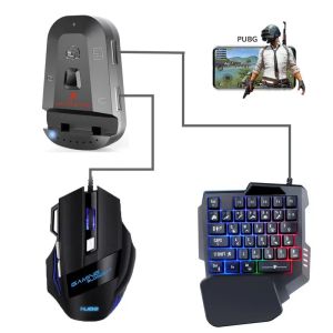 GamePads M2 Adaptateur Keyboard Convertisseur PUBG PUBG Mobile Controller Gamepad Bluetooth 5.0 pour Android iOS Adapter PUBG Game Joystick