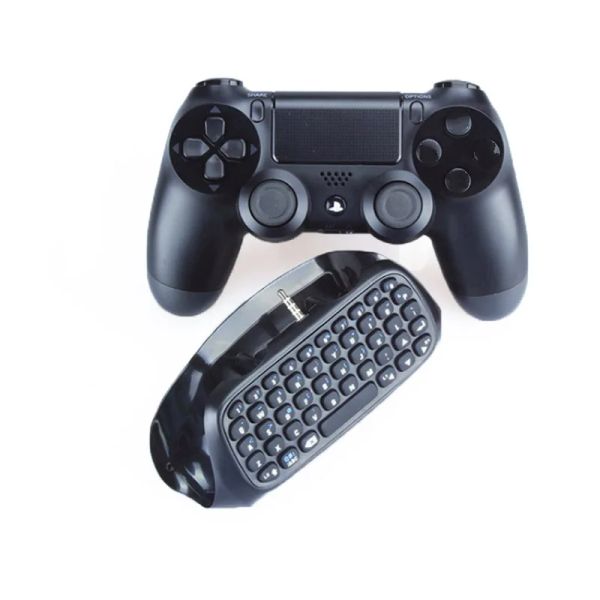 Gamepads, Mini teclado inalámbrico con Bluetooth para videojuegos, enchufe de 3,5mm, almohadilla de Chat para juegos, mensaje para Sony PS4 PlayStation 4, controlador de accesorios