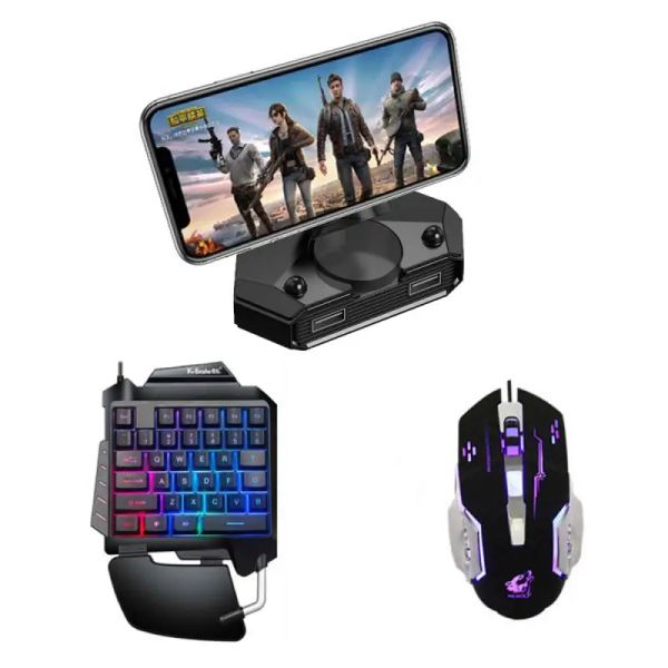 GamePads Mobile Bluetooth 5.0 Android Pubg Controlador Controlador móvil Teclado para juegos Converter para el mouse para iOS Android Periféricos del juego