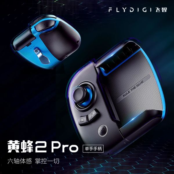 Gamepads Nouveau Flydigi Wasp 2 Pro One à main GamePad Somatosensory Version mise à niveau pour Apple Android Mobile Phone Game Gandage Controller