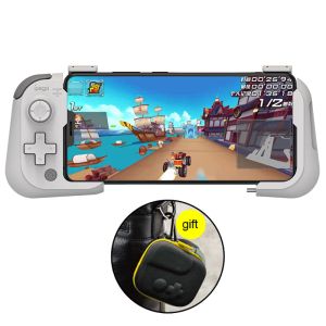 Gamepads nieuwe ipega pg9211 mobiele telefoon gamepad bluetooth draadloze gamecontroller vervormbare joystick voor iOS Android met opslagtas