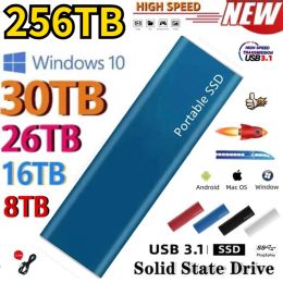 Manettes nouveau M.2 Ssd 256 to 128 to 4 to 16 to Typec 1 to disque dur externe Usb 3.1 disques durs SSD mobiles pour ordinateur portable/