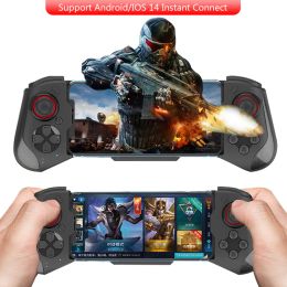 GamePads New Mocute 060 Wireless GamePad para iOS Android PC Portable Joysticks Pubg Controlador Telescópico GamePads Controlador de juego