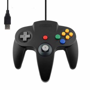 Gamepads Nouveau joystick Gamepad USB filaire pour N64 Classic Game Controller Joypad pour Windows PC Mac Control