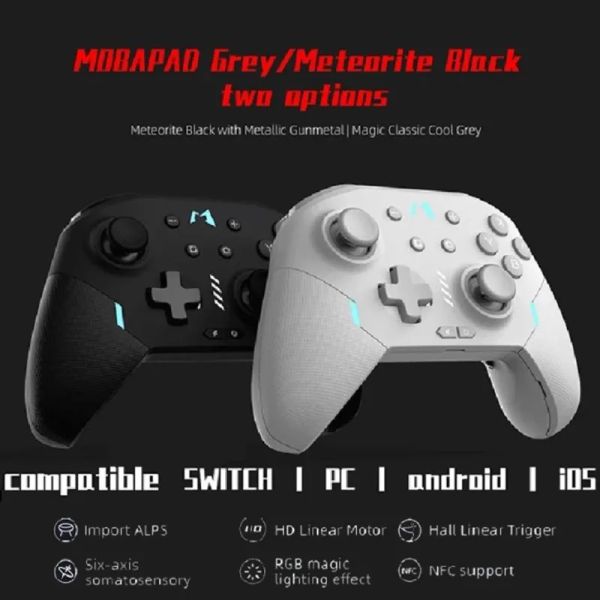 Contrôleur de jeu sans fil d'origine MOBAPAD HUBEN M9 Bluetooth manette de jeu pour Nintendo Switch PC Android iOS manette de jeu Gamepads