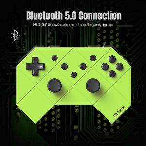 GamePads PB Tails Bluetooth Wireless GamePad pour NS Switch Smart TV PC Stream Raspberry Pi Gaming Controller Joystick avec double vibration