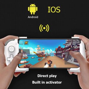 Gamepads PG9211 Mobiele telefoon GamePad BluetoothCompatible Game Controller Joystick voor PUBG Game For Peace Honor of Kings Android IOS