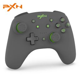 GamePads Pxn Contrôle de jeu Joystick GamePad Contrôleur Bluetooth sans fil pour Nintendo Switch Lite / Windows PC USB Data Cable Remote NFC