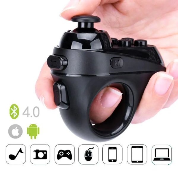GamePads R1 Ring Forme 3D Bluetooth 4.0 VR Contrôleur Wireless Gamepad Joystick Gaming Remote Contrôle pour LOS et Android Smartpho