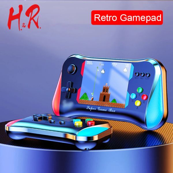 GamePads Retro Portable Mini Handheld Video Game Console 3,5 pouces Retro Game Players Construit en 500 jeux Machine électronique GamePad