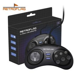 GamePads Retroflag Classic Retro USB -controller Wired GamePad Gaming Controller voor Raspberry Pi Windows PC -schakelaar