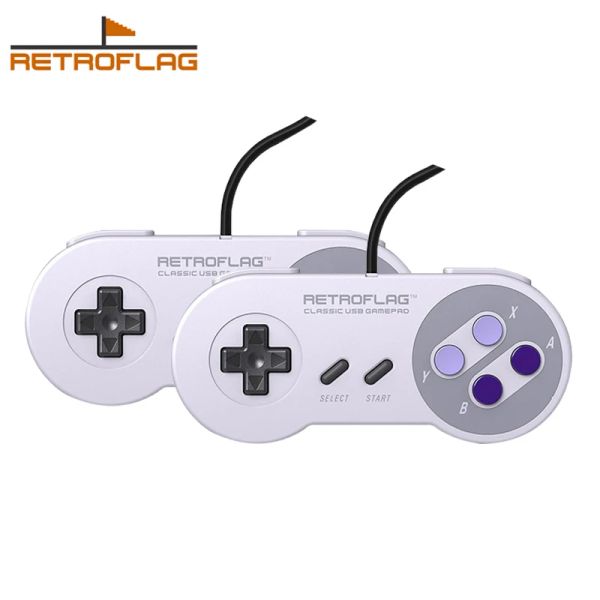 Manettes Retroflag contrôleur USB classique contrôleur de jeu filaire pour Raspberry Pi Windows Nintendo Switch NS OLED