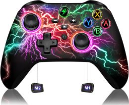 GamePads RVB Contrôleur sans fil pour Nintendo Switch / Switch OLED / Switch Lite / Android / iOS avec touches programmables Wired GamePad pour PC