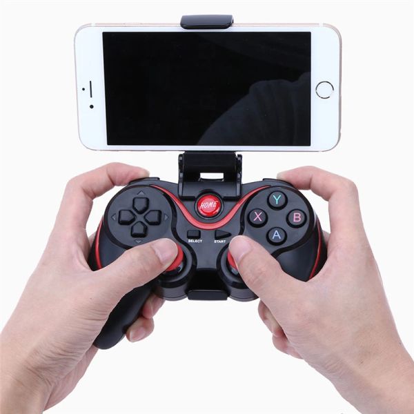 Gamepads T3 controlador de juego inteligente inalámbrico Joystick compatible con Bluetooth 3,0 Android teléfono móvil Gamepad Control remoto para juegos para PUBG