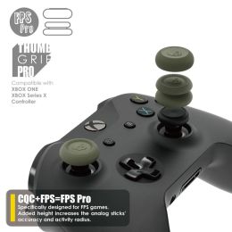 GamePads Thumb Grip Set FPS CQC Joystick Capstick Cubierta de pulverización para Xbox One Xbox Series X Series S Controller