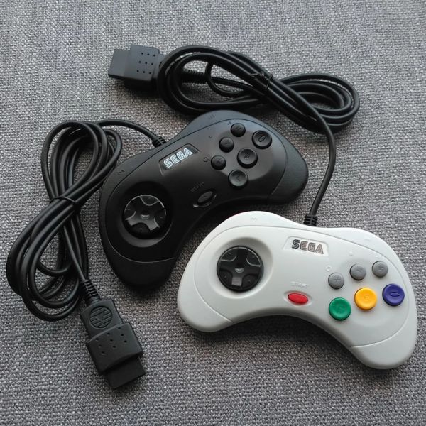 GamePads Top Quality Retro SS Gaming Controller Joypad Intégration Wired Gamepad pour la console Sega Saturn SS