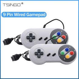 GamePads Tsingo Retro Retro Classic 9pin Wired Controller Plug and Play TV Video Game Console pour Nintendo NES Game Controller 150cm GamePad