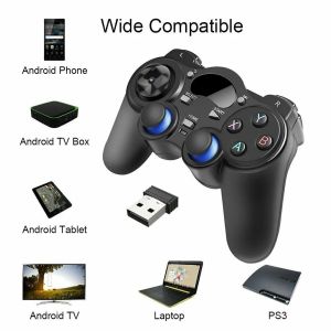 Gamepads USB 2.0 draadloze controller voor PS PC Gamecontroller voor overwinningen 7 8 10 Microsoft TV BOX Joystick Gamepad met dubbele trillingen