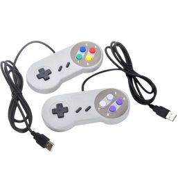 Manettes Contrôleur USB Manette de jeu Manette de jeu pour Nintendo SNES Manette de jeu pour Windows PC Pour MAC Manette de contrôle d'ordinateur