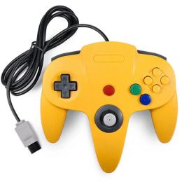 Manette de jeu filaire USB pour Nintendo 64, contrôleur N64, Joystick pour Console classique 64, jeux pour ordinateur Mac et PC