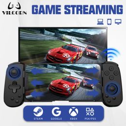 Gamepads VILCORN Streaming Gaming Controller Ondersteuning voor PS4/Xbox Game Mobiele gamepad met zesassige gyroscoop voor Android/IOS Smartphone