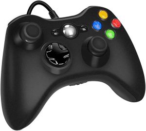 GamePads Contrôleur câblé pour le contrôleur de jeu Xbox 360 pour Xbox 360 avec Dualvibration Turbo pour Xbox 360/360 Slim et PC Windows 7 8 10