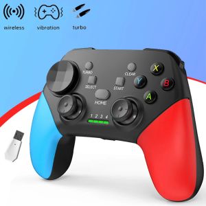 GamePads Wireless 5.0 Bluetooth Gamepad Game Joystick Double Vibration Controller Support Switch Host/PS4/PC/TV Box/Android Play Handle