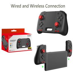 Manette de jeu sans fil Bluetooth manette de jeu contrôleur pour Nintendo Switch OLED Pro hôte 6 axes réveil Turbo mouvement Programmable