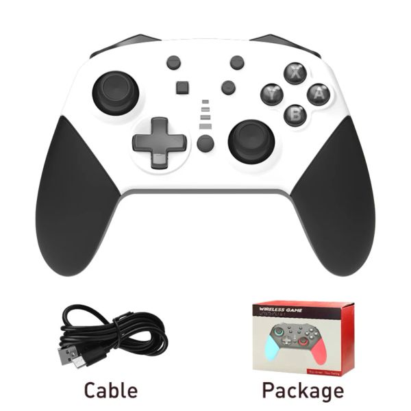 Gamepads Controlador inalámbrico Bluetooth para Nintendo Switch Pro PC TV Box tableta inteligente para PC/interruptor OLED Shock Joystick Gamepad