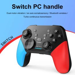 GamePads Wireless Bluetooth Compatible GamePad compatible Nintendo Switch Pro ns Game Video Controller USB pour Switch Console avec 6Axis